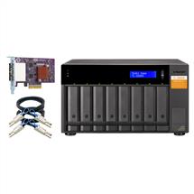 Storage Drive Enclosures | QNAP TLD800S storage drive enclosure HDD/SSD enclosure Black, Grey