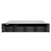 Qnap Network Attached Storage | QNAP TS-877XU-RP NAS Rack (2U) Ethernet LAN Black, Grey 2600