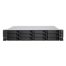 Qnap Network Attached Storage | QNAP TS-h1277XU-RP NAS Rack (2U) Ethernet LAN Black, Grey 3700X