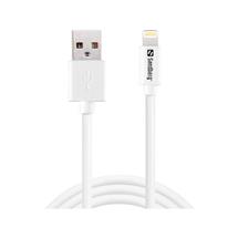 Lightning Cables | Sandberg USB>Lightning MFI 1m White | Quzo UK