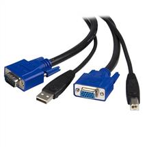 StarTech.com 10 ft 2in1 Universal USB KVM Cable. Cable length: 3 m,