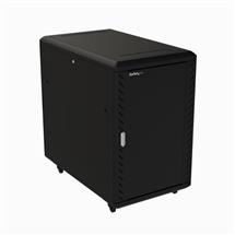 StarTech.com 4Post 18U Server Rack Cabinet, Lockable 19" Data Rack