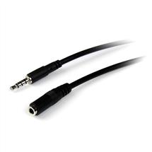 Startech Audio Cables | StarTech.com 1m 3.5mm 4 Position TRRS Headset Extension Cable - M/F