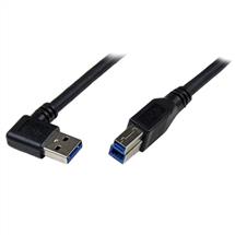 StarTech.com 1m Black SuperSpeed USB 3.0 Cable  Right Angle A to B