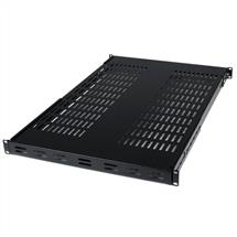 Adjustable shelf | StarTech.com 1U Adjustable Vented Server Rack Mount Shelf  175lbs