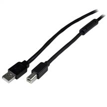 StarTech.com 65ft (20m) Active USB 2.0 A to B Cable, Long USB Cable,