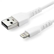 StarTech.com 6 foot (2m) Durable White USBA to Lightning Cable  Heavy