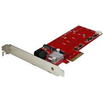 StarTech.com 2x M.2 NGFF SSD RAID Controller Card plus 2x SATA III