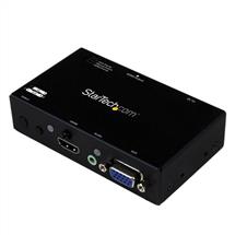 Video Switches | StarTech.com 2x1 HDMI + VGA to HDMI Converter Switch w/ Automatic and