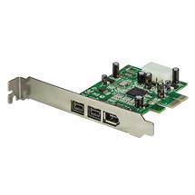 StarTech.com 3 Port 2b 1a 1394 PCI Express FireWire Card Adapter