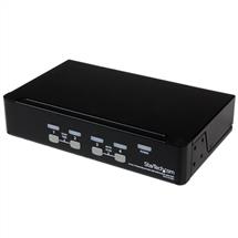 StarTech.com 4 Port 1U Rackmount USB KVM Switch with OSD