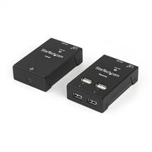 Console transmitter & receiver | StarTech.com 4Port USB 2.0OverCat5orCat6 Extender  130ft (40m), 52 mm,