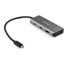 Black, Grey | StarTech.com 4 Port USB C Hub w/ 2x USB A & 2x USB C  SuperSpeed