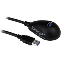 StarTech.com 5 ft Black Desktop SuperSpeed USB 3.0 Extension Cable  A