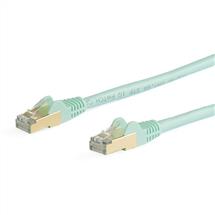 Aqua colour | StarTech.com 5m CAT6a Ethernet Cable  10 Gigabit Shielded Snagless