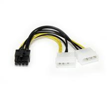 Startech Internal Power Cables | StarTech.com 6in LP4 to 8 Pin PCI Express Video Card Power Cable