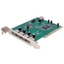 Startech Other Interface/Add-On Cards | StarTech.com 7 Port PCI USB Card Adapter | In Stock
