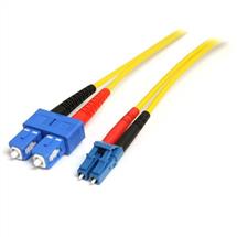 Yellow | StarTech.com Fiber Optic Cable  SingleMode Duplex 9/125  LSZH  LC/SC