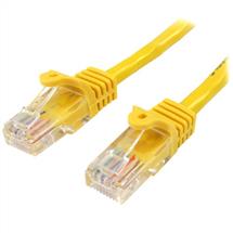 Yellow | StarTech.com Cat5e Ethernet Patch Cable with Snagless RJ45 Connectors