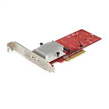 StarTech.com Dual M.2 PCIe SSD Adapter Card  x8 / x16 Dual NVMe or