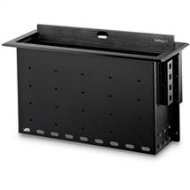Aluminium, Steel | StarTech.com DualModule Conference Table Connectivity Box with Cable