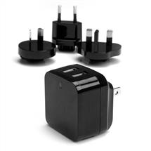 StarTech.com Dualport USB wall charger  international travel  17W/3.4A