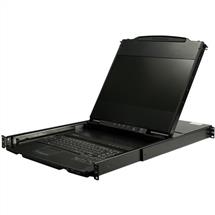 StarTech.com Dual Rail Rackmount KVM Console HD 1080p  Single Port