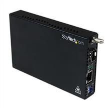 Startech Gigabit Ethernet Fiber Media Converter with Open SFP Slot | StarTech.com Gigabit Ethernet Fiber Media Converter with Open SFP Slot
