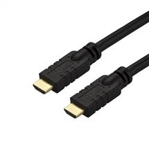 StarTech.com 50ft (15m) HDMI 2.0 Cable  4K 60Hz Active HDMI Cable  CL2