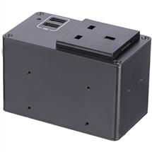 Aluminium, Steel | StarTech.com Power Outlet Module for Conference Table Connectivity Box