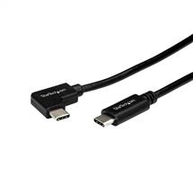 Startech Cables | StarTech.com Right-Angle USB-C Cable - M/M - 1 m (3 ft.) - USB 2.0