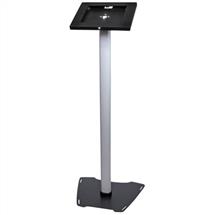 Black, Silver | StarTech.com Secure Tablet Floor Stand - Anti-Theft