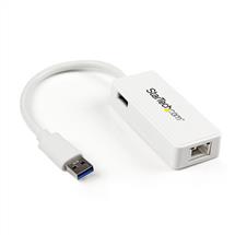 StarTech.com USB 3.0 to Gigabit Ethernet Adapter NIC w/ USB Port