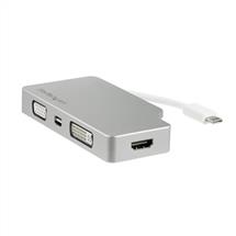 Startech Graphics Adapters | StarTech.com USB C Multiport Video Adapter with HDMI, VGA, Mini