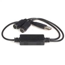 Cable Gender Changers | StarTech.com USB to PS/2 Adapter - Keyboard and Mouse