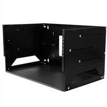 StarTech.com WallMount Server Rack with Builtin Shelf  Solid Steel