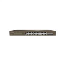 24 Port Gigabit Switch | Tenda TEG5328F, Managed, L3, Gigabit Ethernet (10/100/1000), Rack