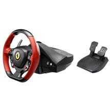 Black, Red | Thrustmaster Ferrari 458 Spider Black, Red Steering wheel + Pedals