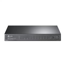 Network Switches  | TP-Link JetStream 10-Port Gigabit Smart Switch with 8-Port PoE+