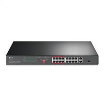 Network Switches  | TPLink 16Port 10/100 Mbps + 2Port Gigabit Rackmount PoE Switch with