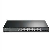 TP-Link Network Switches | TP-Link JetStream 28-Port Gigabit L2 Managed Switch with 24-Port PoE+