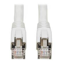 Tripp Lite Cat8 25G/40G-Certified Snagless Shielded S/FTP Ethernet Patch Cable (RJ45 M/M), PoE, Whi | Tripp Lite N272003WH Cat8 25G/40GCertified Snagless Shielded S/FTP