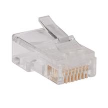 Tripp Lite Wire Connectors | Tripp Lite N030100 RJ45 Plugs for Round Solid / Stranded Conductor