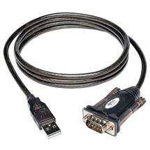 Serial Cables | Tripp Lite U209000R USBA to RS232 (DB9) Serial Adapter Cable (M/M), 5