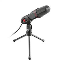Microphones | Trust GXT 212 Black, Red PC microphone | In Stock | Quzo UK