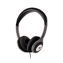 Black, Silver | V7 HA520-2EP headphones/headset Wired Head-band Music Black, Silver