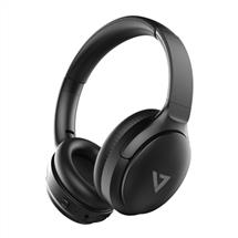 V7 Headsets | V7 HB800ANC headphones/headset Wireless Headband Calls/Music USB TypeC
