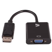 V7  | V7 Black Video Adapter DisplayPort Male to VGA Female