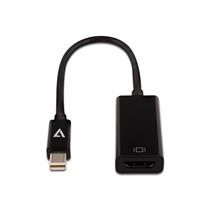 V7  | V7 Black Video Adapter Mini DisplayPort Male to HDMI Female Slim
