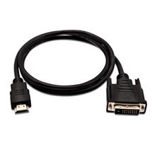 V7 Black Video Cable HDMI Male to DVI-D Male 1m 3.3ft | V7 Black Video Cable HDMI Male to DVI-D Male 1m 3.3ft